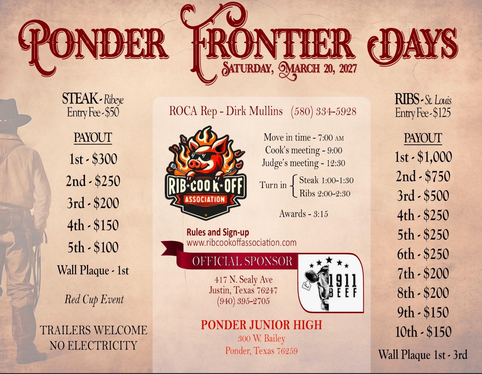 Frontier Days Cook Off